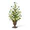 Glitzhome® 36" Lighted St. Patrick's Shamrock Urn Porch Tree with Timer
